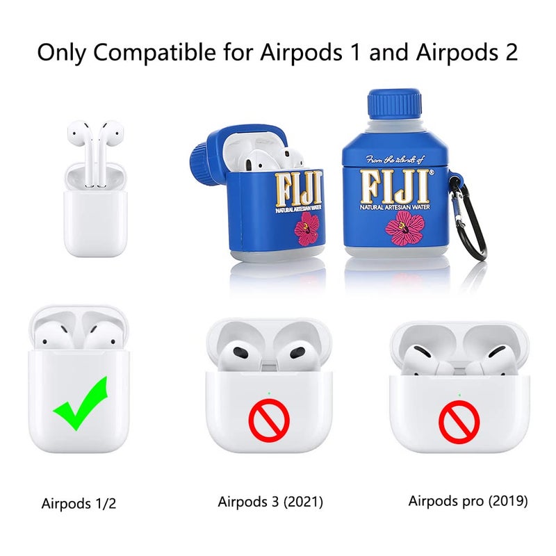 Suublg Case for AirPods 2nd/1st Generation Earbuds, Suublg Silicone Cartoon Case Protective Shockproof Covers with Multiple Styles of Design for AirPods 1 and for AirPods 2 - Image 2